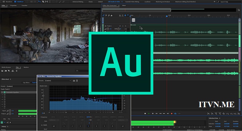 Adobe Audition CS6 Portable - Biên tập âm thanh, gọn nhẹ